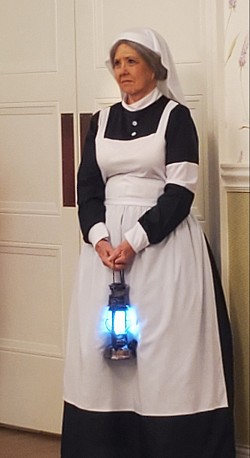The Lady with the Lamp comes to visit