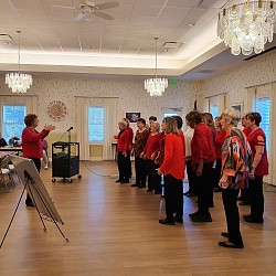 Christmas entertainment by Sunshine Harmony Choir!